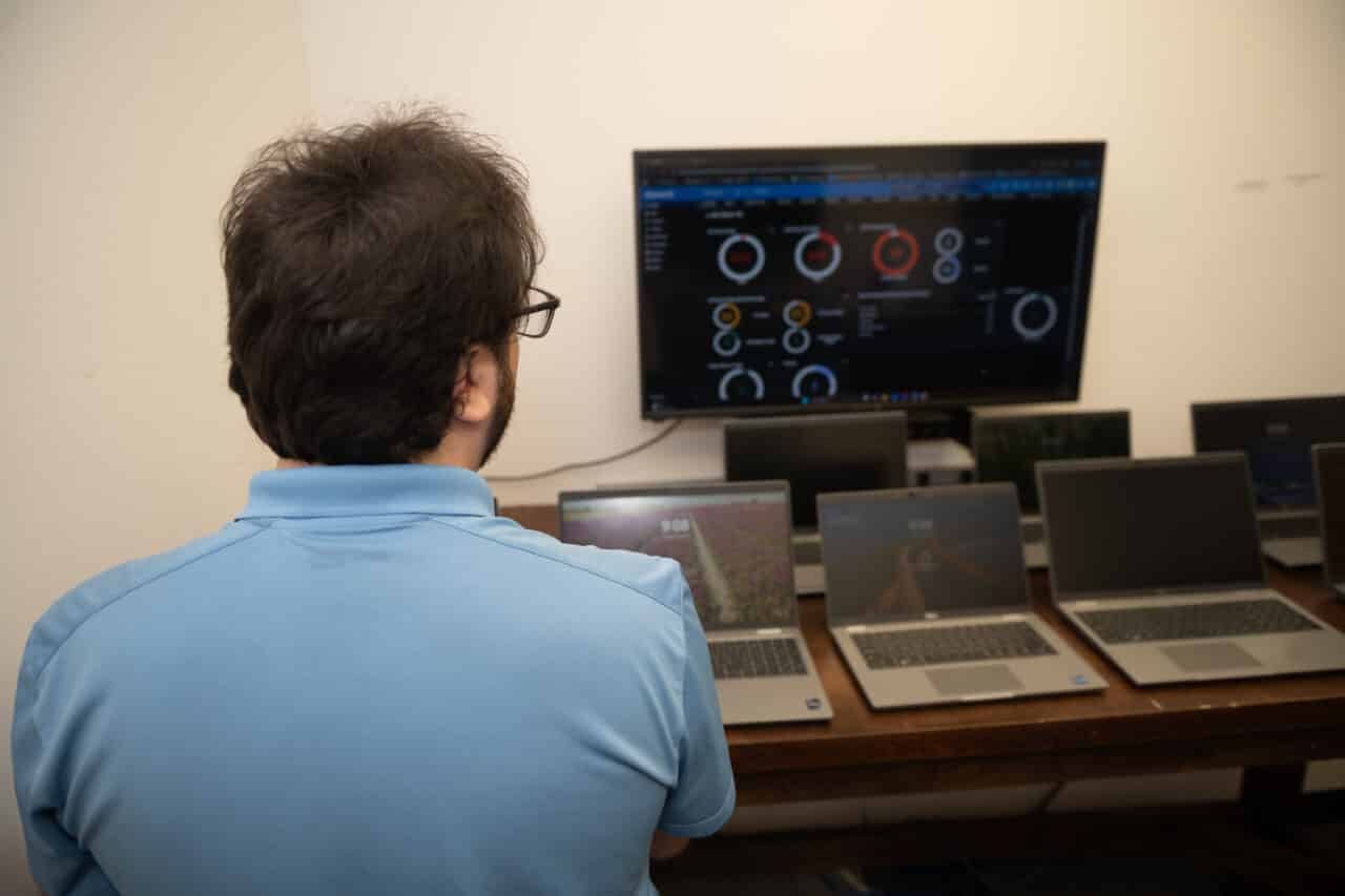 steven working on make readys